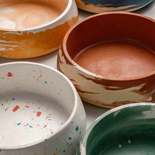 Bowl Beton Dekoratif Tabak, Kase