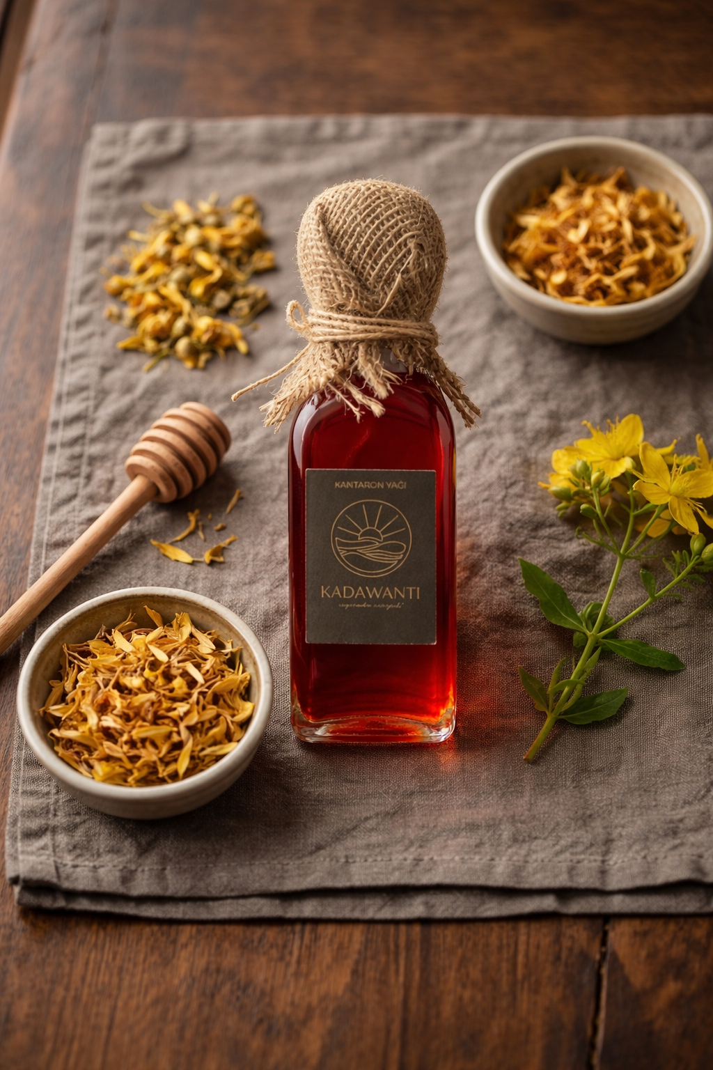 Kırmızı kantaron yağı